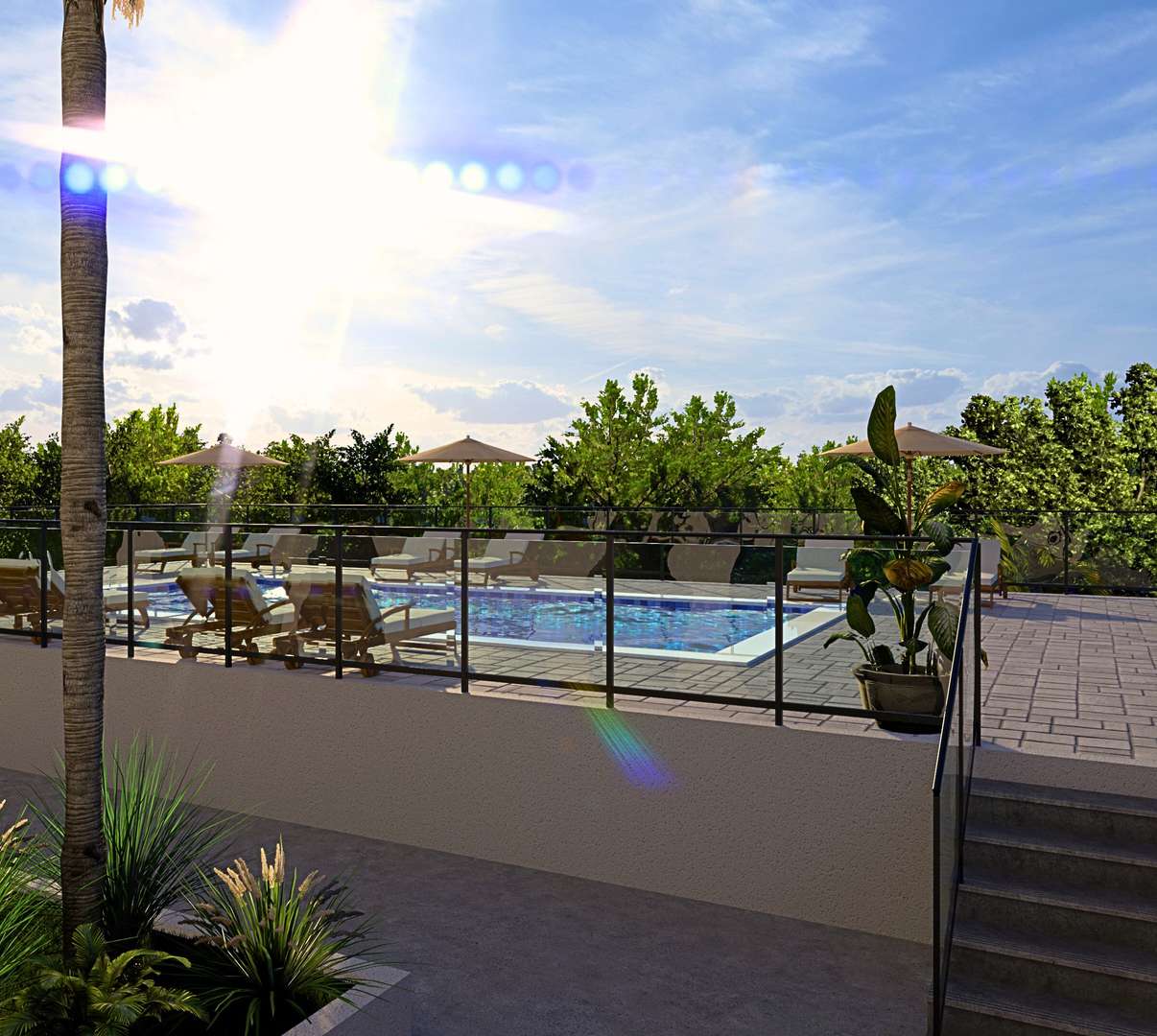 Piscina do Residencial Sardenha